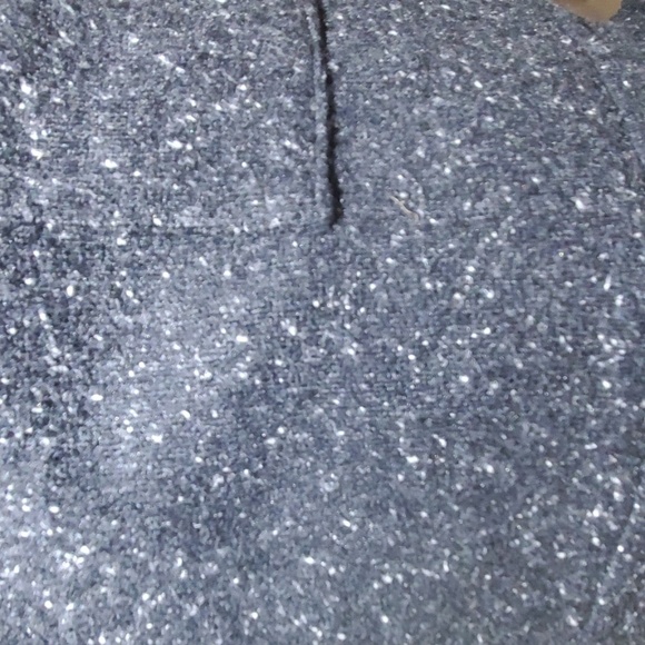 Loft MP Drawstring Mini Skirt Charcoal Grey White - Picture 7 of 8